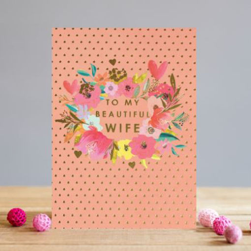 Picture of BEAUTIFUL WIFE CARD